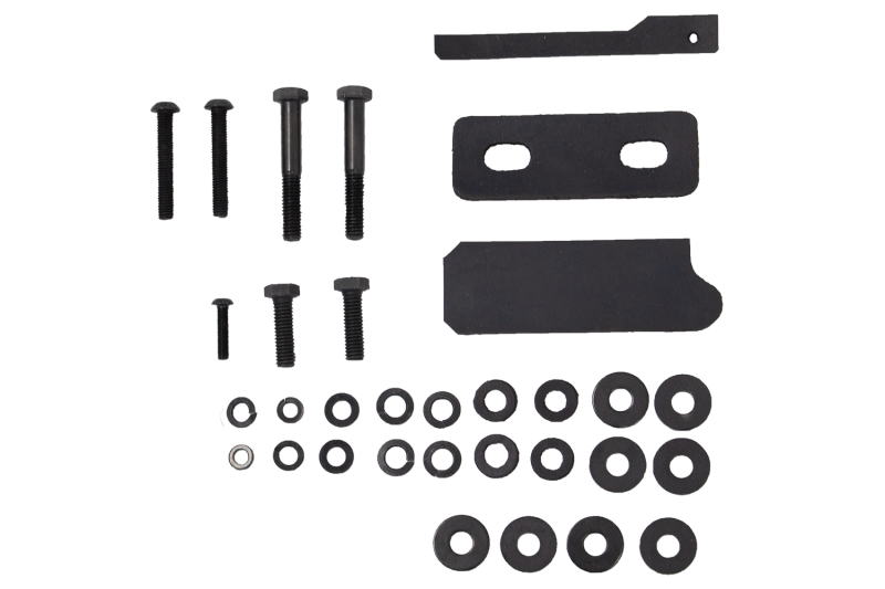 Jeep Wrangler JKU Exterior Jack Mount - Front Driver Side - Go Rhino - Exterior Hi-Lift Jack Mount - Textured Black - `07-`18